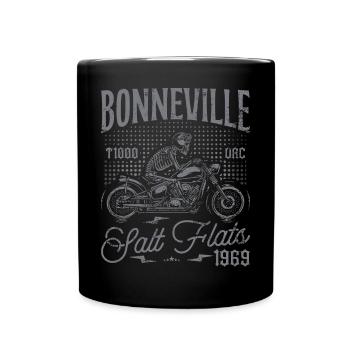 Bonneville Salt Flats Moto Racing Vintage - Mug uni - noir - Devant