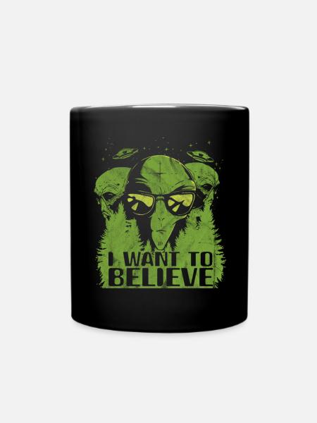 Alien - Tasse einfarbig - Schwarz