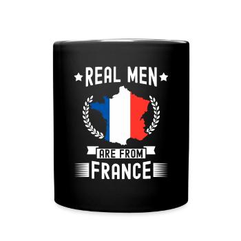 France - Mug uni - noir - Devant
