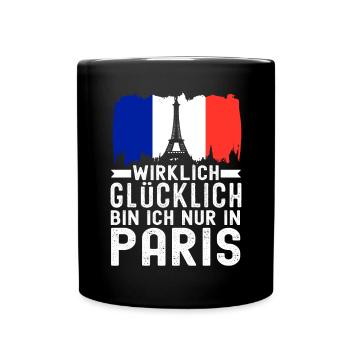 France Drapeau France Paris Marseille Français - Mug uni - noir - Devant