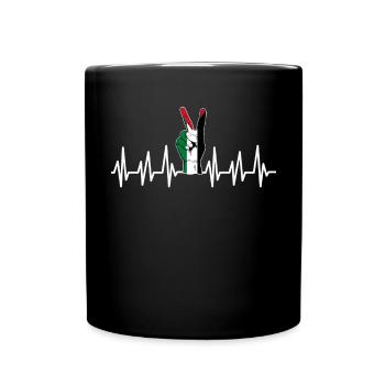 Palestine Gift Free Palestine Gaza Strip - Full Colour Mug - black - Front