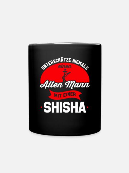 Shisha - Tasse einfarbig - Schwarz