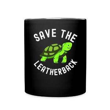 Turtle - Full Colour Mug - black - Front