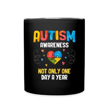 Autism - Full Colour Mug - black - Front