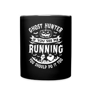 Halloween Tshirt Halloweenparty Mörder Killer Tod - Tasse einfarbig - Schwarz - Vorne