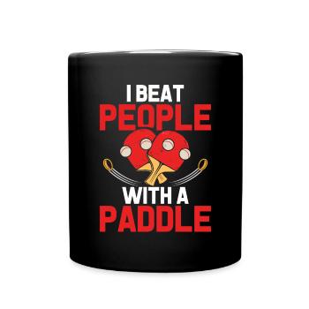 Tennis de table Tennis de table Tennis De table Cadeau Ping Pong - Mug uni - noir - Devant