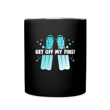 Instructeur de conception de plongée sous-marine Snorkeling - Mug uni - noir - Devant