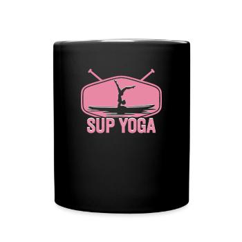 Sup Stand Up Paddle Design Sup Board Paddeln - Tasse einfarbig - Schwarz - Vorne