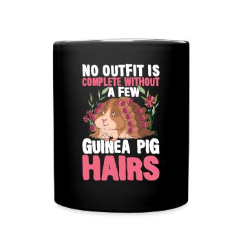 No Outfit Is Complete Without A Few Guinea Pig - Tasse einfarbig - Schwarz - Vorne