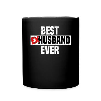 Scheidung Trennung Ehe Ex Scheidungsparty - Tasse einfarbig - Schwarz - Vorne