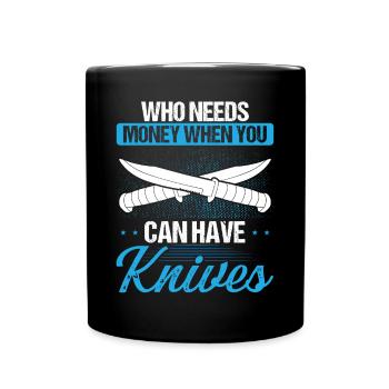 Knife Maker Humor Bladesmithing Blade Collector - Tasse einfarbig - Schwarz - Vorne