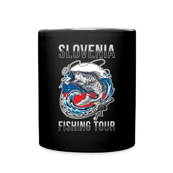 Tour de pêche - Slovénie - Mug uni - noir - Devant