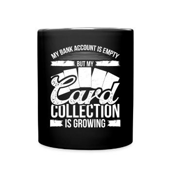 Collection de jeux de cartes à collectionner Compte bancaire Carte TCG - Mug uni - noir - Devant