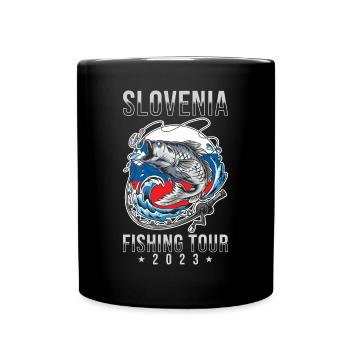 Circuit de pêche slovénie 2023 - Mug uni - noir - Devant