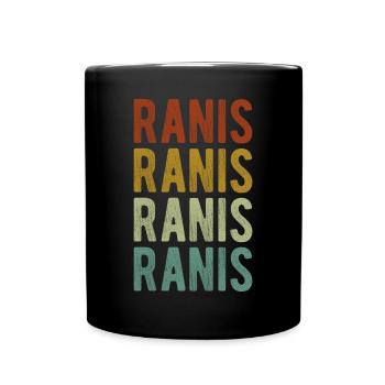 Ranis City Retro Vintage - Full Colour Mug - black - Front