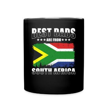South African father - Full Colour Mug - black - Front