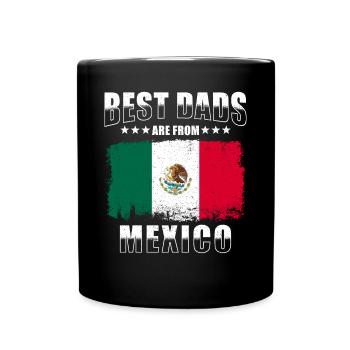 Père mexicain - Mug uni - noir - Devant