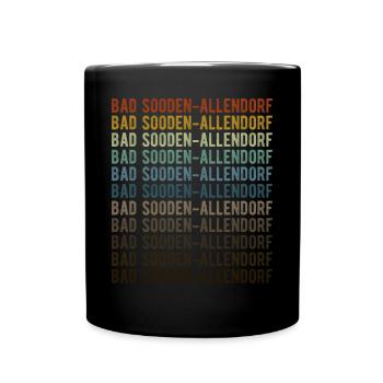 Bad Sooden-Allendorf Ville Rétro Vintage - Mug uni - noir - Devant