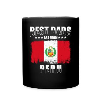 Père péruvien - Mug uni - noir - Devant