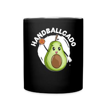 Handballcado Handballspieler Handballer Sport - Tasse einfarbig - Schwarz - Vorne