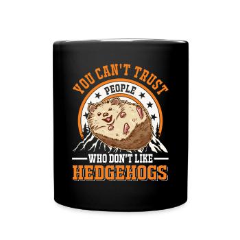 Hedgehog Gift Goose Gel - Mug uni - noir - Devant
