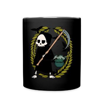 Soldiers Helmet World Peace Snowdrops Death - Full Colour Mug - black - Front