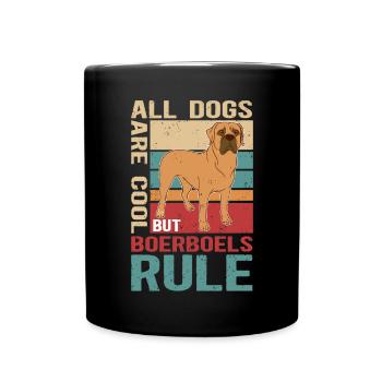 Boerboel Dog Owner Dog Lover Gift - Full Colour Mug - black - Front