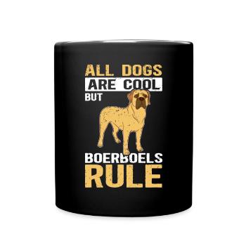 Boerboel Dog Lover Dog Owner Gift - Full Colour Mug - black - Front
