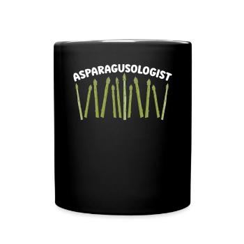 Spargelforscher Spargelliebhaber Veganes Gemüse - Tasse einfarbig - Schwarz - Vorne