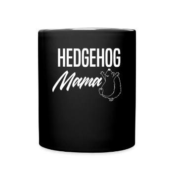 Igel Igel Igel - Tasse einfarbig - Schwarz - Vorne