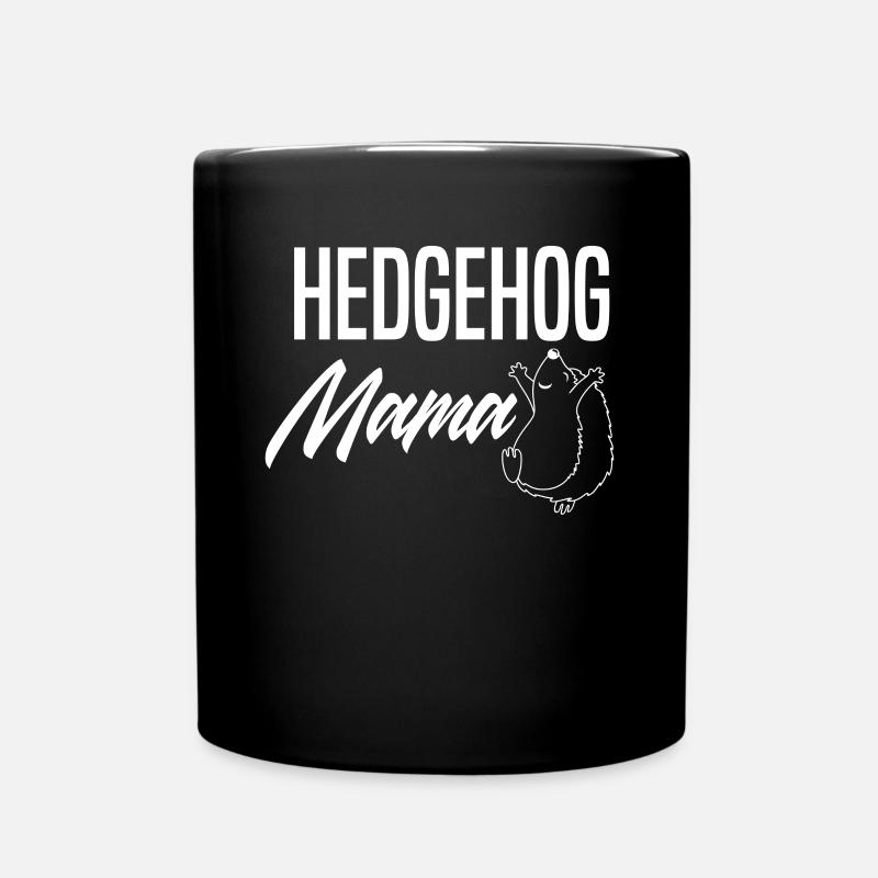 Hedgehog Hedgehog Hedgehog - Full Colour Mug - black