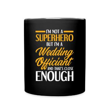 Registrar Registrar Registrar Wedding - Full Colour Mug - black - Front