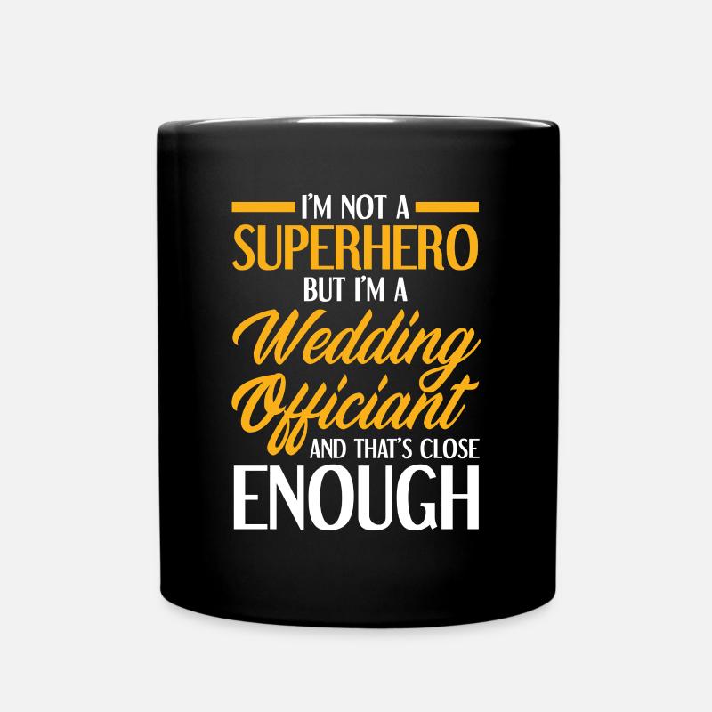 Standesbeamter Standesbeamtin Hochzeit - Tasse einfarbig - Schwarz