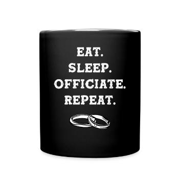 Registrar Registrar Registrar Wedding - Full Colour Mug - black - Front