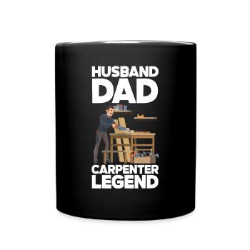 Drôle de menuisier Charpentier Charpentier Charpentier Charpentier - Mug uni - noir - Devant