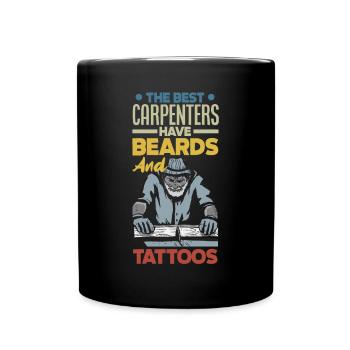 Drôle de menuisier Charpentier Charpentier Charpentier Charpentier - Mug uni - noir - Devant