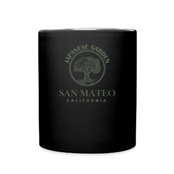 Japanese Garden San Mateo California Forest - Full Colour Mug - black - Front