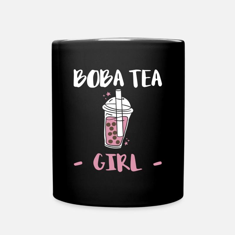 Boba Tea Girl Shirt Geschenk - Tasse einfarbig - Schwarz