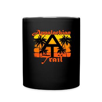 Appalachian Trail Hike Mountain Range Travel in Fri - Full Colour Mug - black - Front