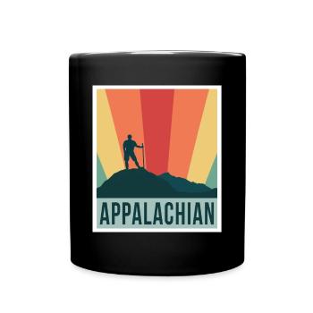 Appalachian Mountain Range Hiking Tours North America - Full Colour Mug - black - Front