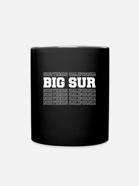 Big Sur Kalifornien Nature Küsten Ozean Wandern - Tasse einfarbig - Schwarz