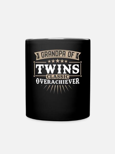 Opa von Zwillinge - Tasse einfarbig - Schwarz