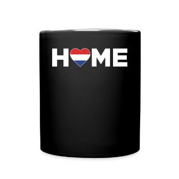 Netherlands Home Netherlands Flag - Full Colour Mug - black - Front
