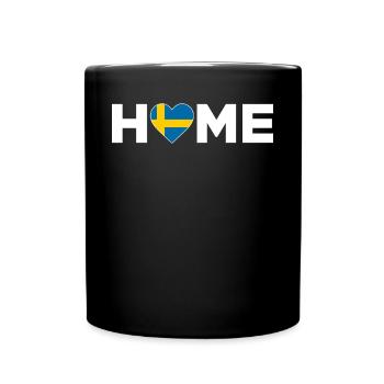 Schweden Heimat Schweden Flagge Schweden Liebe - Tasse einfarbig - Schwarz - Vorne