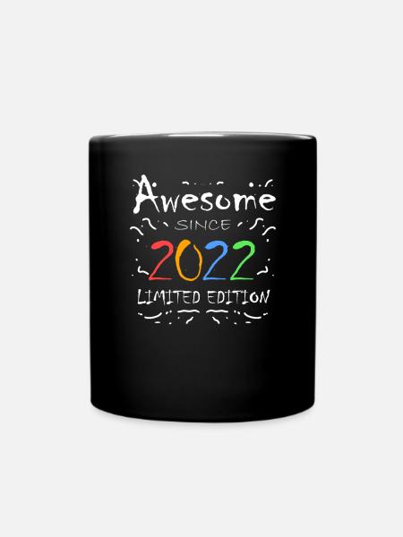 2022 - Vintage 2022 - Fantastic since 2022 - Full Colour Mug - black