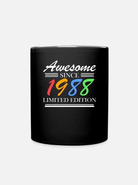 1988 - Né en 1988 - Fantastique depuis 1988 - Mug uni - noir