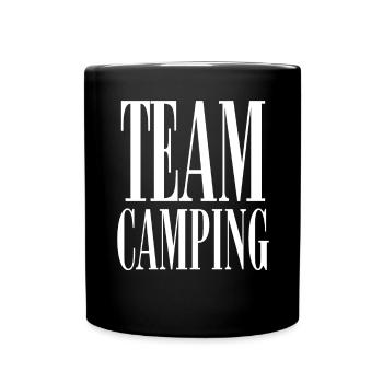 Camping Team Campen Camper - Full Colour Mug - black - Front