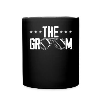 The Groom Stag Night Wedding Bachelor Party - Full Colour Mug - black - Front