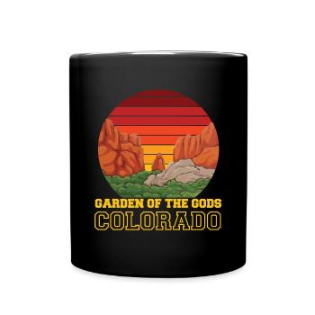 Garden of the Gods National Park Souvenir Colorado B - Full Colour Mug - black - Front