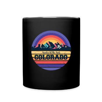 Garden of the Gods Souvenir Colorado National Park - Full Colour Mug - black - Front